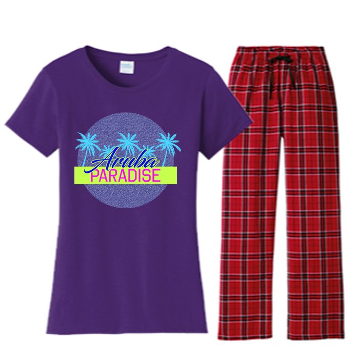 Aruba Paradise Women's Flannel Pajama Set