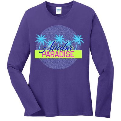 Aruba Paradise Ladies Long Sleeve Shirt