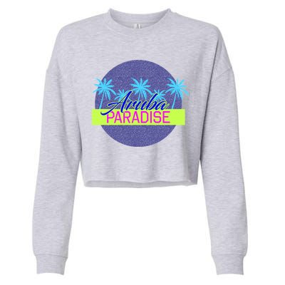 Aruba Paradise Cropped Pullover Crew