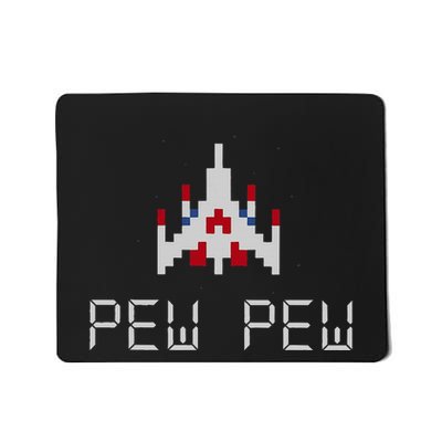 Arcade Retro Video Game Ship Mousepad