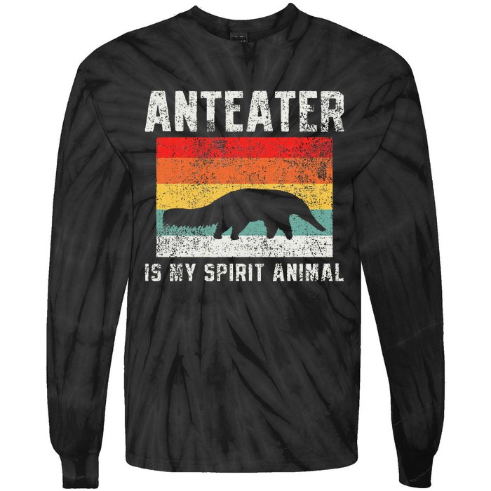 Anteater Retro Vintage Tie-Dye Long Sleeve Shirt