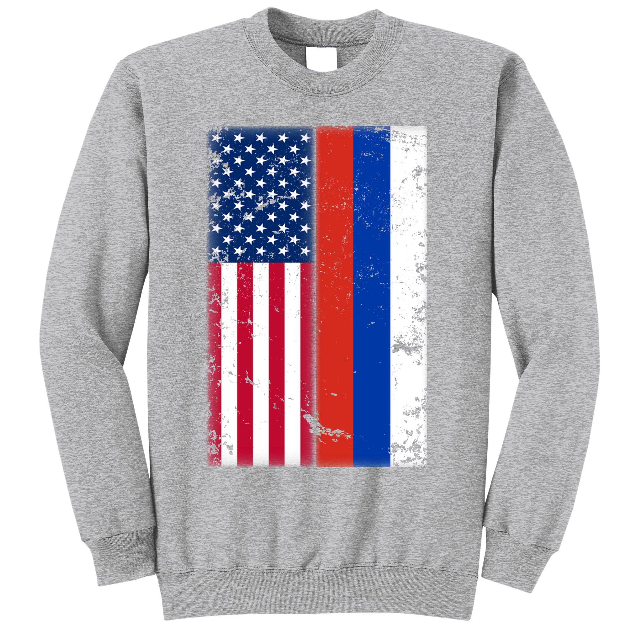 American Russia Vintage Flag Sweatshirt