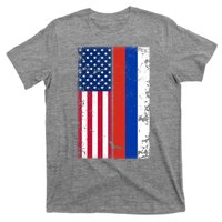 American Russia Vintage Flag T-Shirt