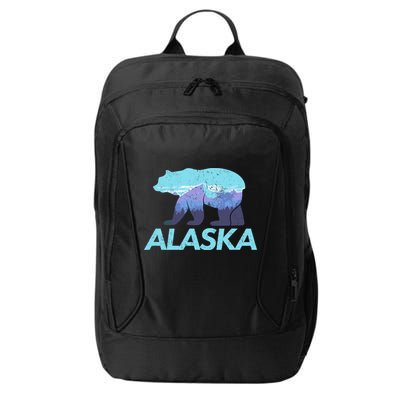 Alaska Retro Vintage Mountains & Outdoors Wilderness State City Backpack