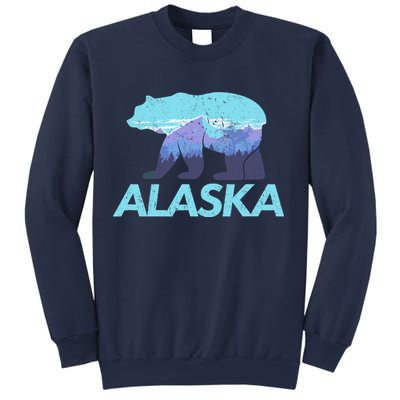 Alaska Retro Vintage Mountains & Outdoors Wilderness State Sweatshirt