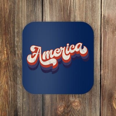 America Retro Vintage Coaster