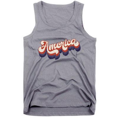 America Retro Vintage Tank Top