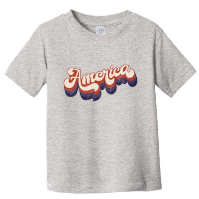 America Retro Vintage Toddler T-Shirt
