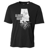 Alabama Roots Vintage Pride State Map Gift Cooling Performance Crew T-Shirt