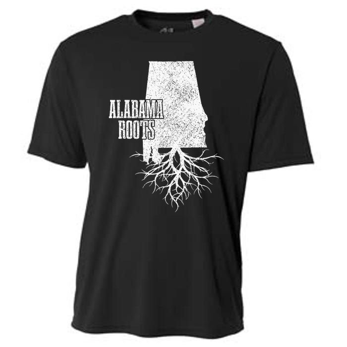 Alabama Roots Vintage Pride State Map Gift Cooling Performance Crew T-Shirt