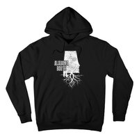 Alabama Roots Vintage Pride State Map Gift Hoodie