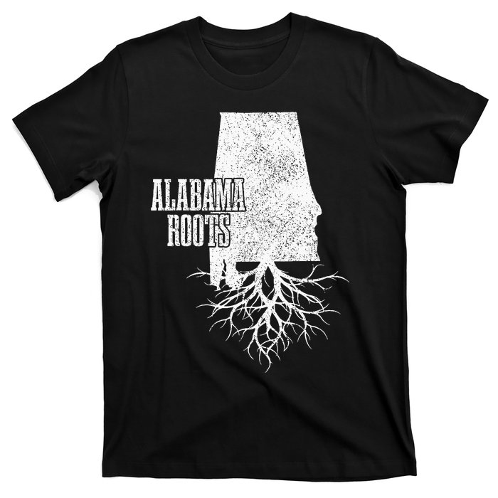 Alabama Roots Vintage Pride State Map Gift T-Shirt