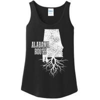 Alabama Roots Vintage Pride State Map Gift Ladies Essential Tank