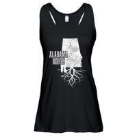 Alabama Roots Vintage Pride State Map Gift Ladies Essential Flowy Tank