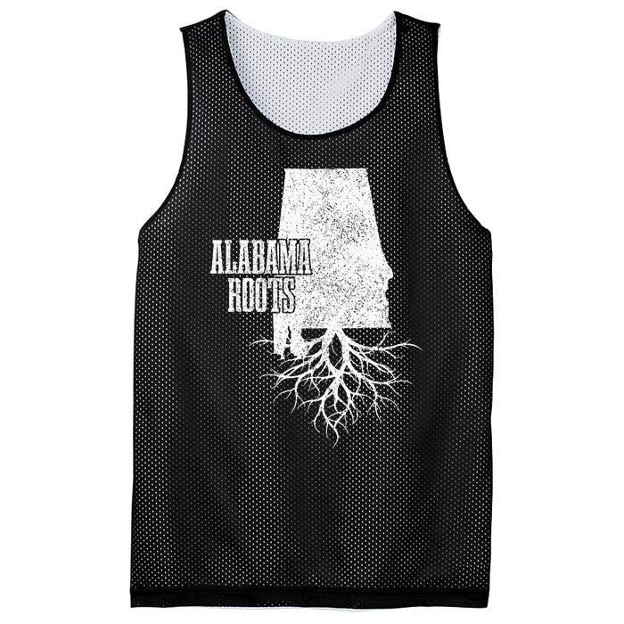 Alabama Roots Vintage Pride State Map Gift Mesh Reversible Basketball Jersey Tank