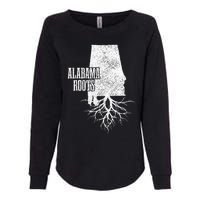 Alabama Roots Vintage Pride State Map Gift Womens California Wash Sweatshirt