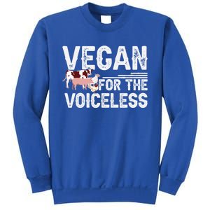 Animal Rights Veganism Plant Based Vegan For The Voiceless Gift Sweatshirt