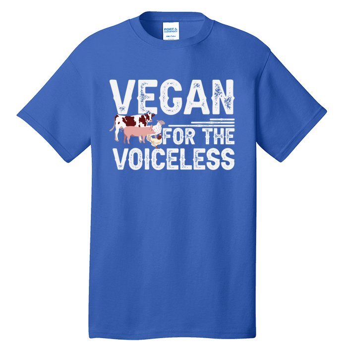 Animal Rights Veganism Plant Based Vegan For The Voiceless Gift Tall T-Shirt