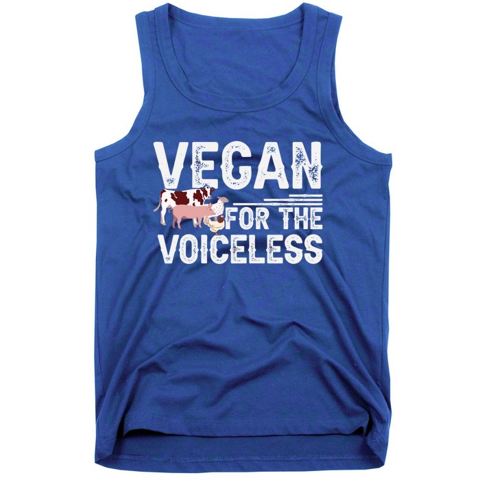 Animal Rights Veganism Plant Based Vegan For The Voiceless Gift Tank Top