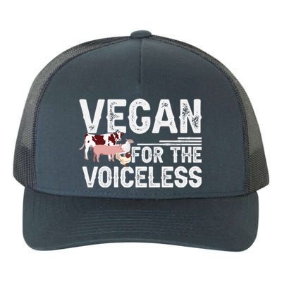 Animal Rights Veganism Plant Based Vegan For The Voiceless Gift Yupoong Adult 5-Panel Trucker Hat