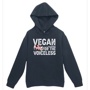 Animal Rights Veganism Plant Based Vegan For The Voiceless Gift Urban Pullover Hoodie