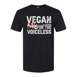 Animal Rights Veganism Plant Based Vegan For The Voiceless Gift Softstyle CVC T-Shirt