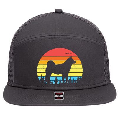 AKITA Retro Vintage Apparel 7 Panel Mesh Trucker Snapback Hat