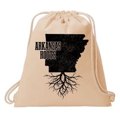 Arkansas Roots Vintage Pride State Map Gift Drawstring Bag