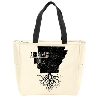 Arkansas Roots Vintage Pride State Map Gift Zip Tote Bag