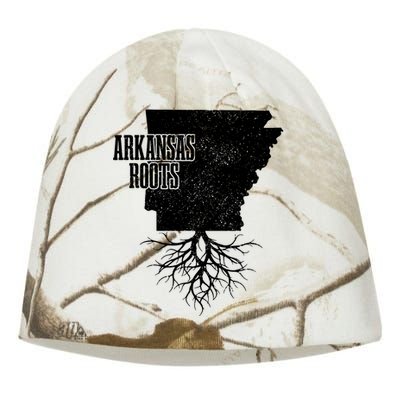 Arkansas Roots Vintage Pride State Map Gift Kati - Camo Knit Beanie