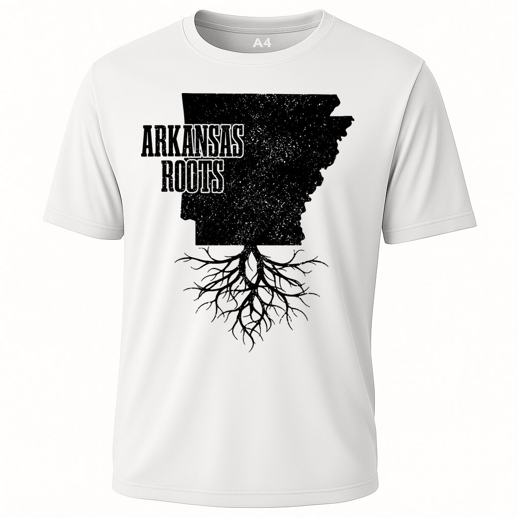 Arkansas Roots Vintage Pride State Map Gift Performance Shirt