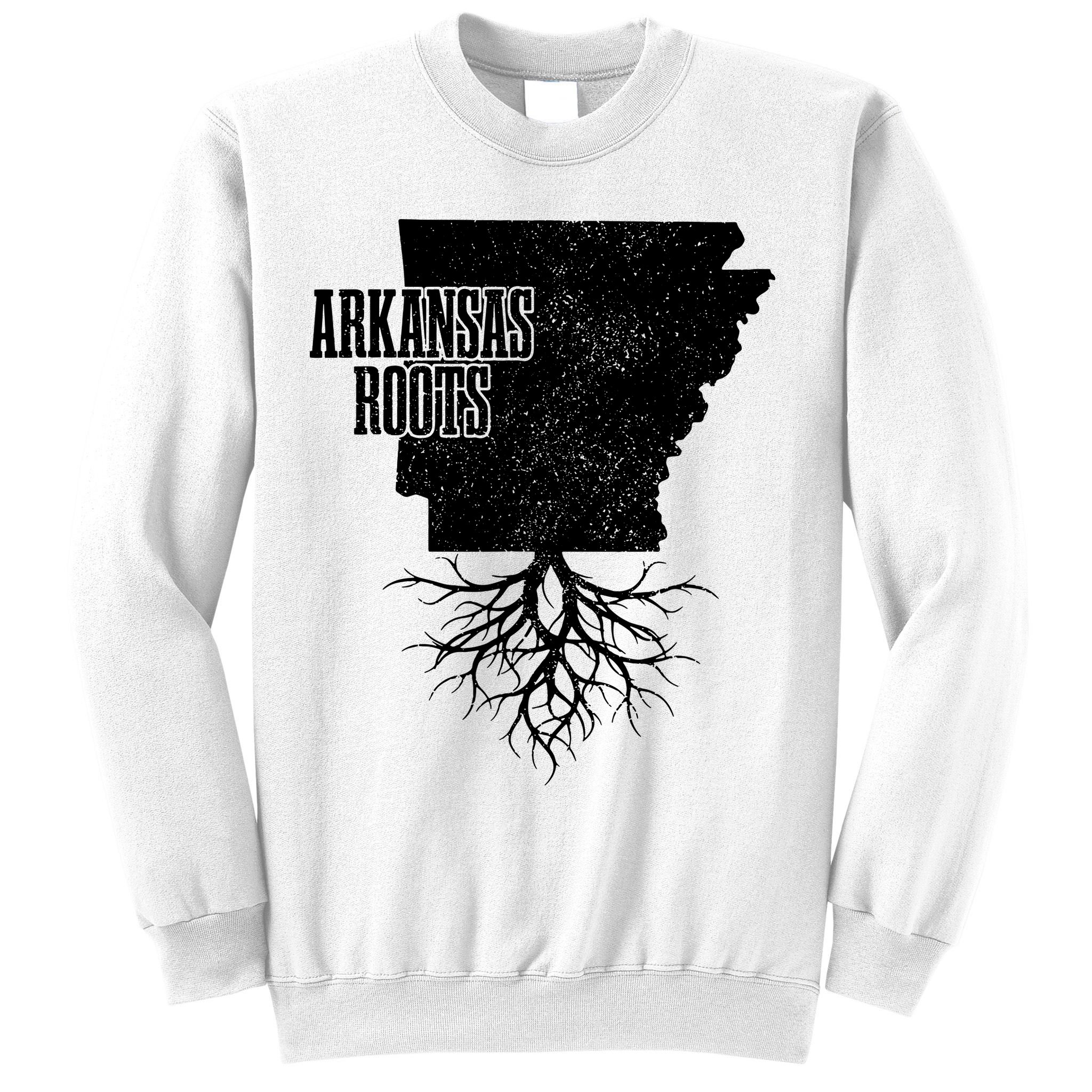 Arkansas Roots Vintage Pride State Map Gift Sweatshirt