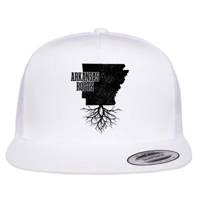 Arkansas Roots Vintage Pride State Map Gift Flat Bill Trucker Hat