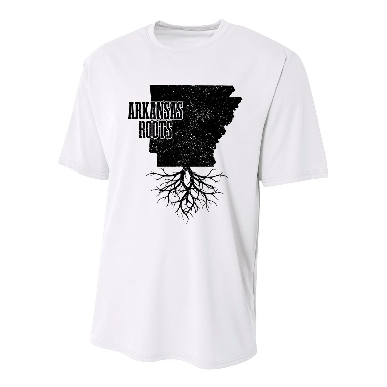 Arkansas Roots Vintage Pride State Map Gift Youth Performance Sprint T-Shirt
