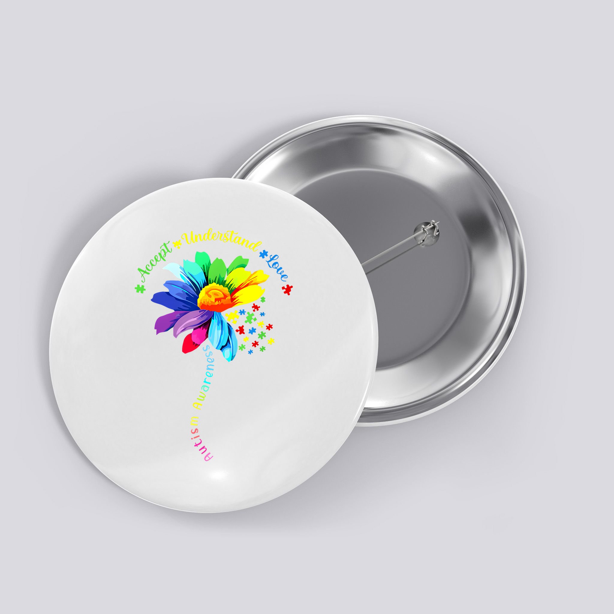 Autism Retro Vintage – Autism Awareness Button