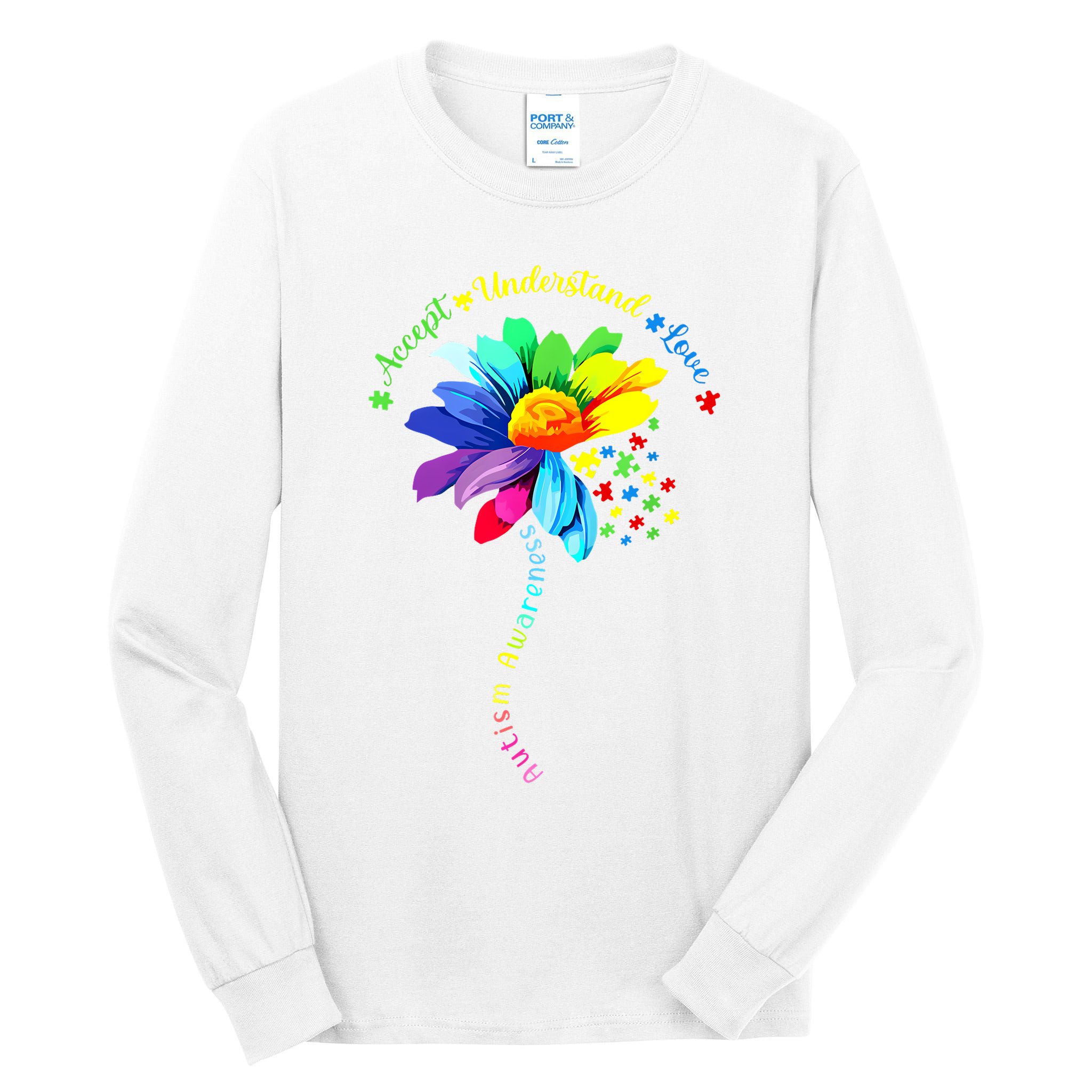 Autism Retro Vintage – Autism Awareness Tall Long Sleeve T-Shirt