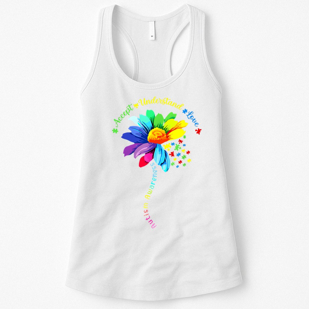 Autism Retro Vintage – Autism Awareness Womens Tank Top