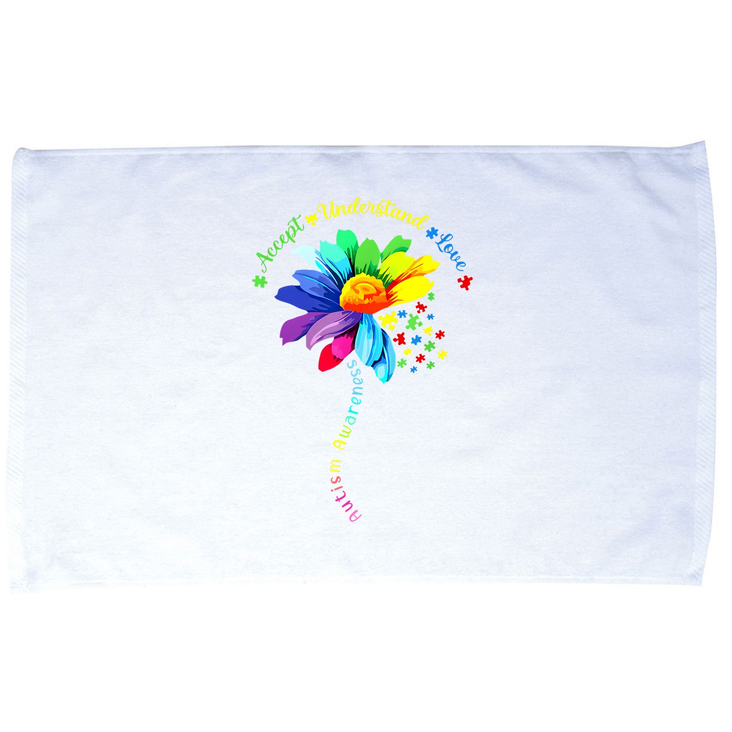 Autism Retro Vintage – Autism Awareness Microfiber Hand Towel
