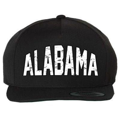 Alabama Retro Vintage Wool Snapback Cap