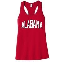 Alabama Retro Vintage Women's Racerback Tank