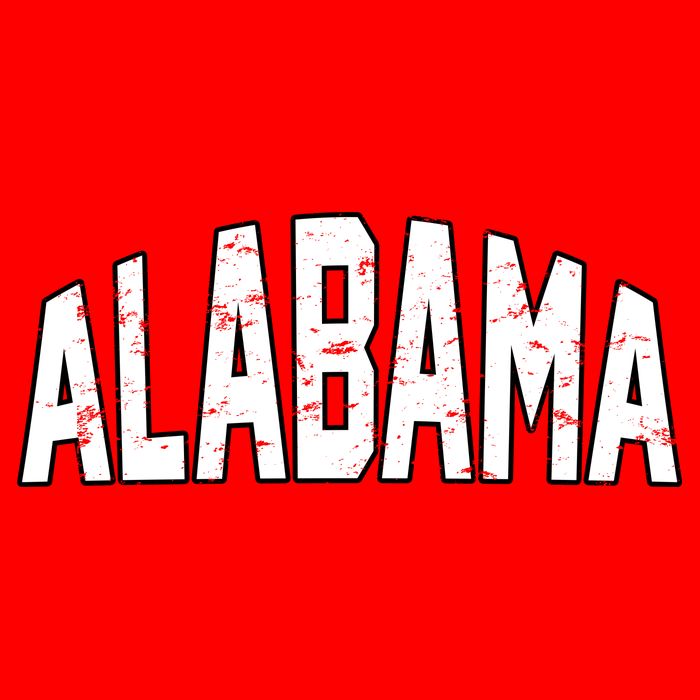 Alabama Retro Vintage Tie-Dye Long Sleeve Shirt