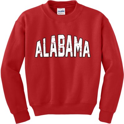 Alabama Retro Vintage Kids Sweatshirt