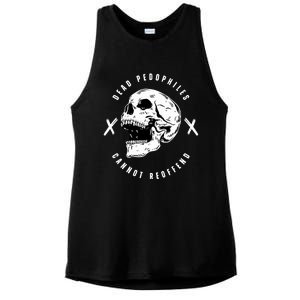 Alex Rosen Wearing Dead Pedophiles Cannot Reoffend Ladies PosiCharge Tri-Blend Wicking Tank