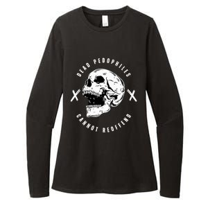 Alex Rosen Wearing Dead Pedophiles Cannot Reoffend Womens CVC Long Sleeve Shirt