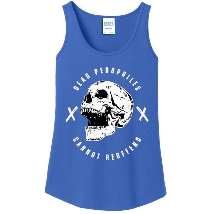 Alex Rosen Wearing Dead Pedophiles Cannot Reoffend Ladies Essential Tank