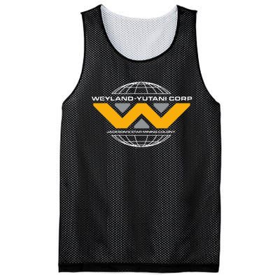 Alien Romulus Weyland Yutani Corp Mining Colony Badge Mesh Reversible Basketball Jersey Tank