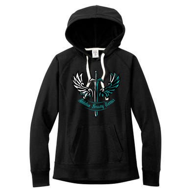 Addiction Recovery Warrior Celebrate Recovery Awareness Women's Fleece Hoodie