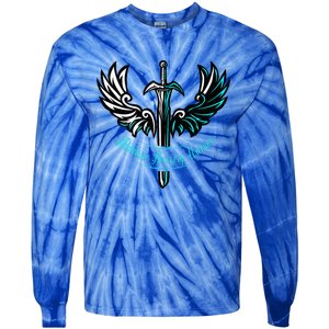 Addiction Recovery Warrior Celebrate Recovery Awareness Tie-Dye Long Sleeve Shirt