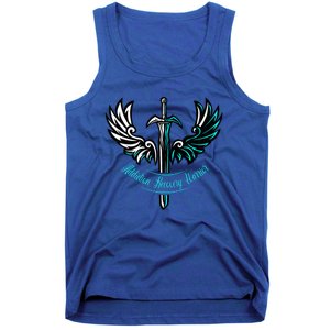 Addiction Recovery Warrior Celebrate Recovery Awareness Tank Top