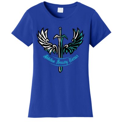 Addiction Recovery Warrior Celebrate Recovery Awareness Women's T-Shirt